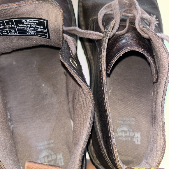 Doc MARTENS Chukka boots SUSSEX Size 9 BROWN LEATHER ANKLE DESERT BOOTS Low - Picture 14 of 17